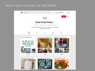 C R A I L F O O D F E S T I V A L O N P I N T E R E S T