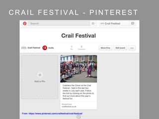 C R A I L F E S T I V A L - P I N T E R E S T