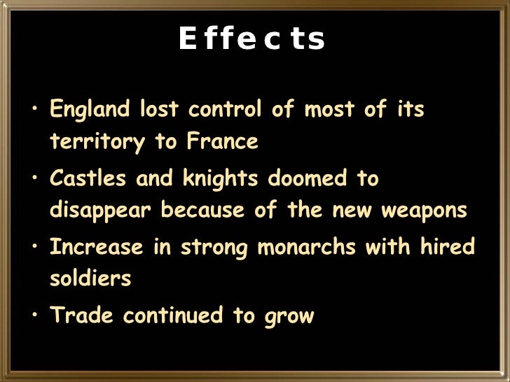 the cause of the hundred years war Hundred years war - prolonged medieval clash between england and france that ended with a french victory despite several periods of english success. the cause of the hundred years war Hundred years war - prolonged medieval clash between england and france that ended with a french victory despite several periods of english success.