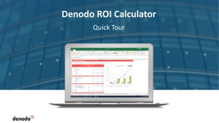 Denodo ROI Calculator
Quick Tour
 