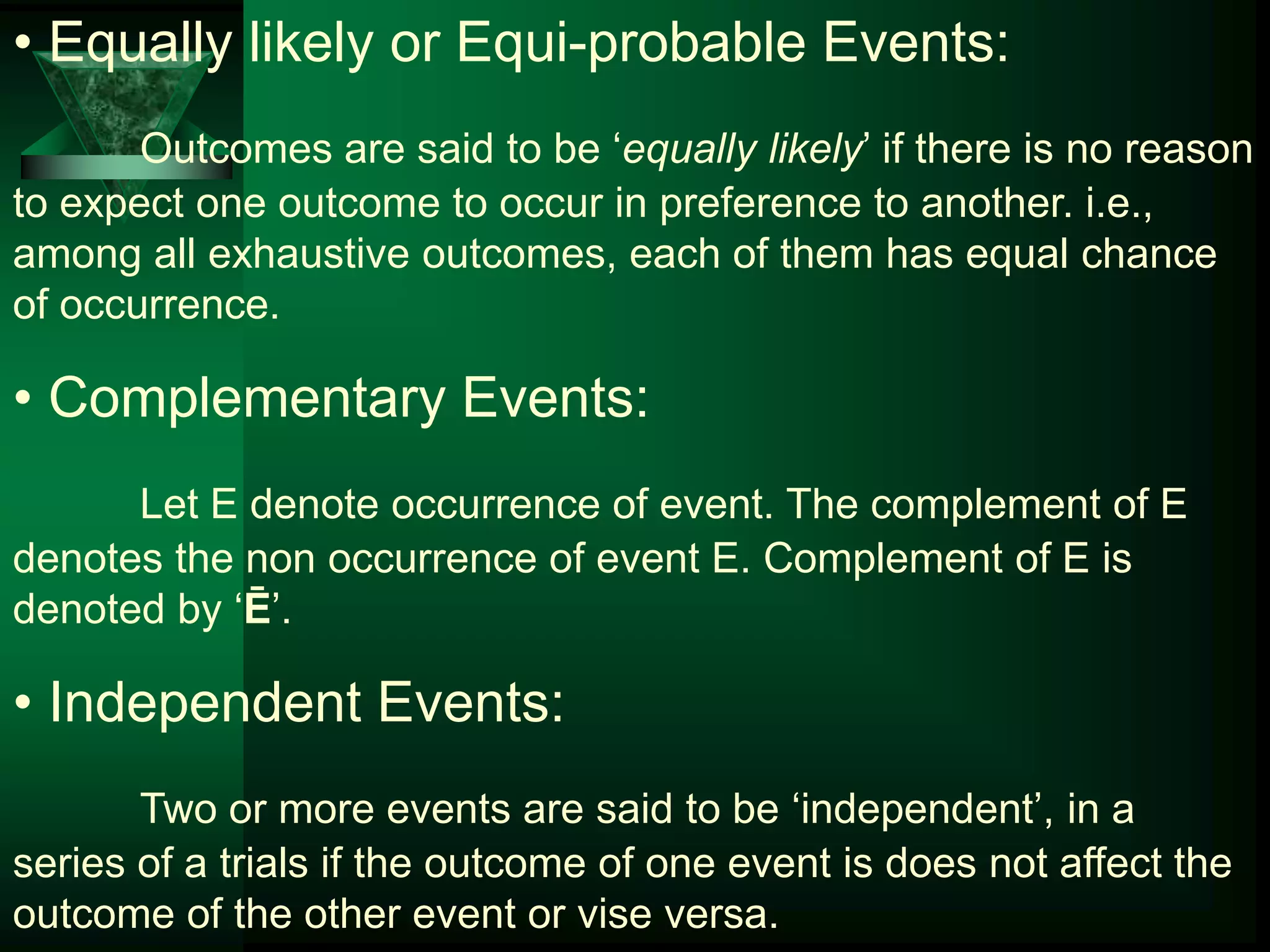 PROBABILITY AND IT'S TYPES WITH RULES | PPT