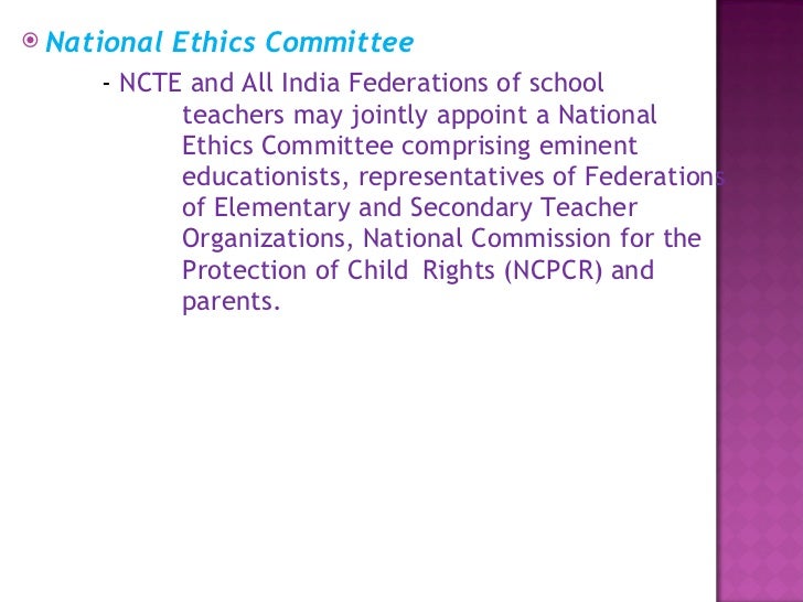 Professional Ethics For Teachers Professional Ethics For Teachers