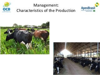 Management:
Characteristics of the Production
 