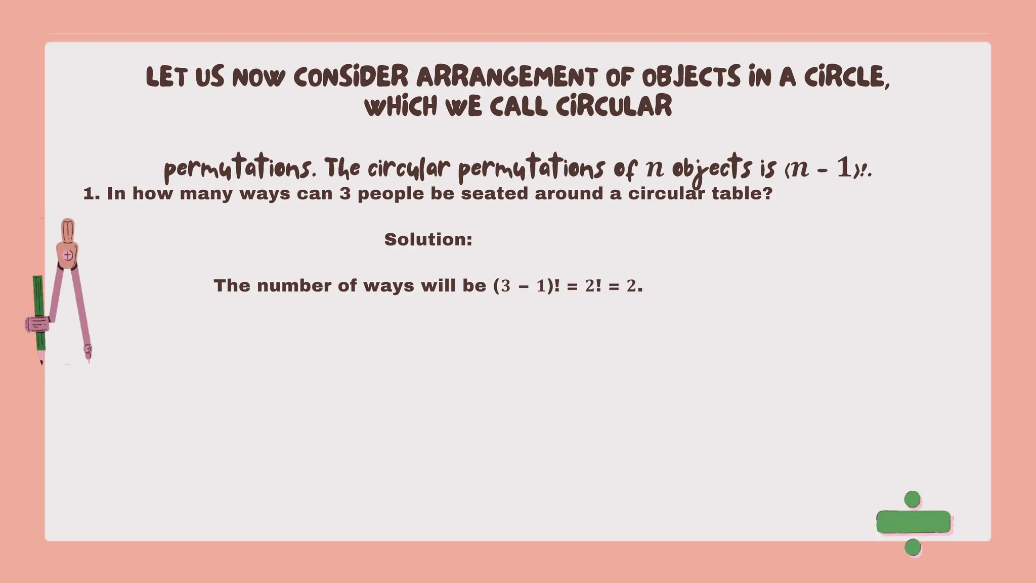Mathematics Grade 10 Quarter 3 Module 1 Permutations | PPTX