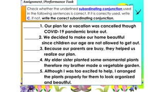 PPT - Q4 week 5 Subordinating Conjunction (CO).pptx