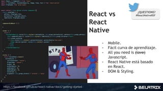 Creando Animaciones en React Native | PPTX