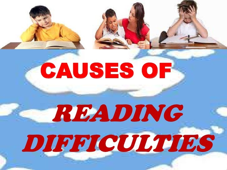 thesis about reading difficulties