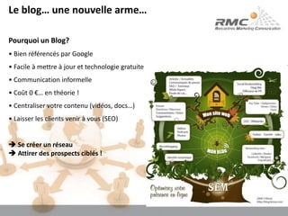 Les BlogsQuel potentiel ? 15 à 20 Millions de blogs en France (Over-Blog N°1 avec 1,5 M - 2% alimentés)