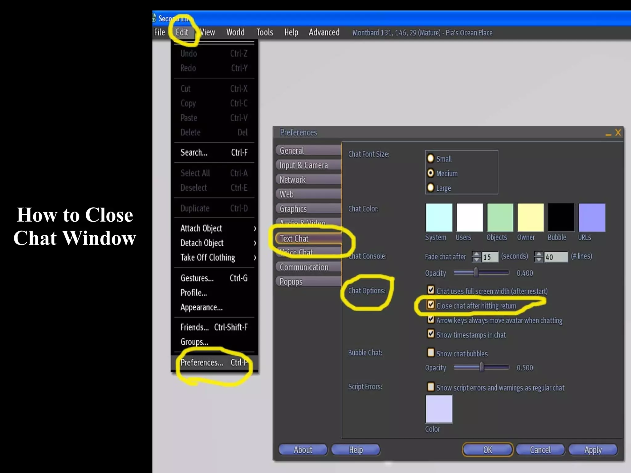 How to Close Chat Window 