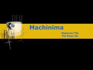 Machinima Majenna/TSL Pia Klaar/SL 