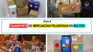 Parte A
0
TRANSPORTE DEMERCANCÍASPELIGROSAS ENBULTOS
 