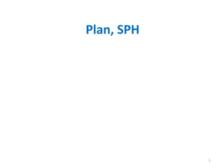 Plan, SPH
1
 