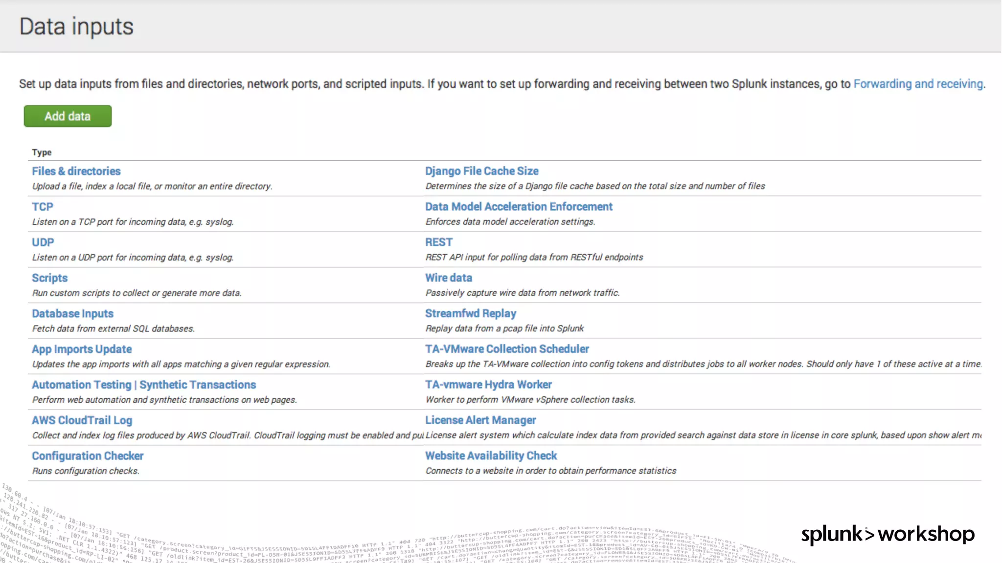 © 2017 SPLUNK INC.
More Modular Inputs
 