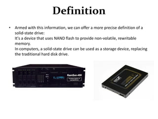 Solid State Drives - Seminar for Computer Engineering Semester 6 - VIT ...