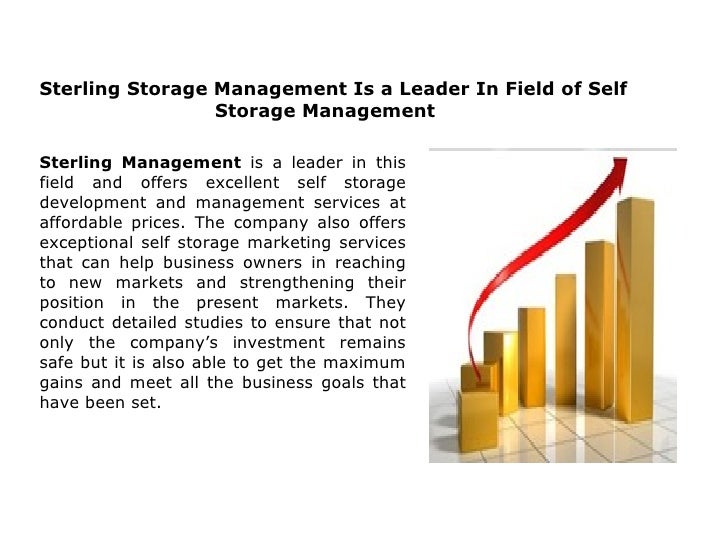 Sterling Management Offers Professional Self Storage Marketing