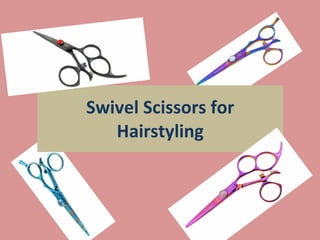 Swivel Scissors for Hairstyling 