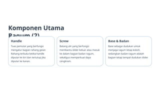 PPT-Teknik-Kerja-Bangku-Ragum.Pengertian Ragum | PPTX