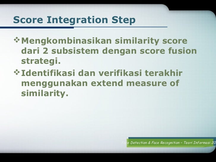 Face Detection & Face Recognition [Teori Informasi 2011]