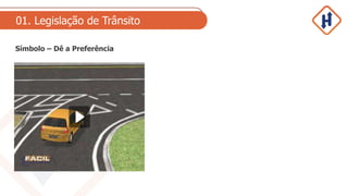 01. Legislação de Trânsito
Símbolo – Dê a Preferência
 