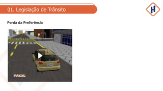 01. Legislação de Trânsito
Perda da Preferência
 