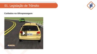01. Legislação de Trânsito
Cuidados na Ultrapassagem
 