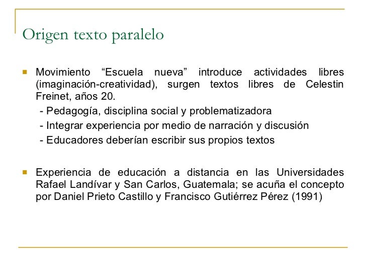 Ppt Texto Paralelo