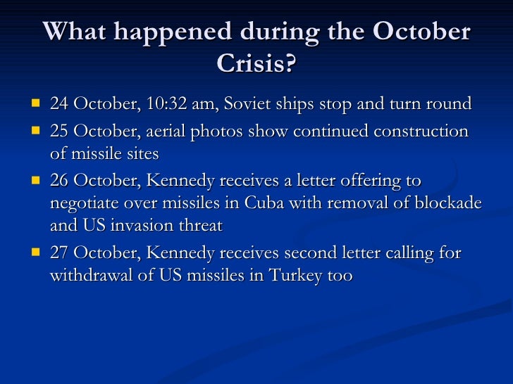 Cuban Missile Crisis 1962