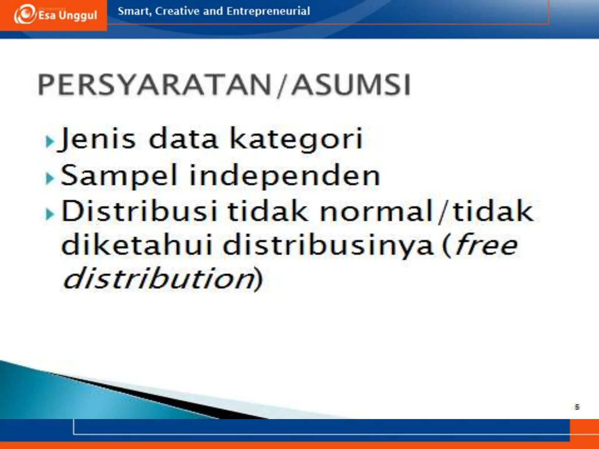 Pengujian data : Uji Chi Square statistik Indusri | PPTX