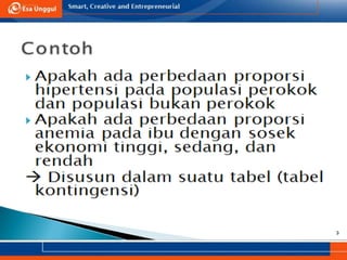 Pengujian data : Uji Chi Square statistik Indusri | PPTX