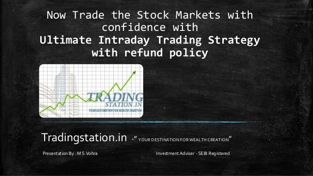 Intraday share trading strategy