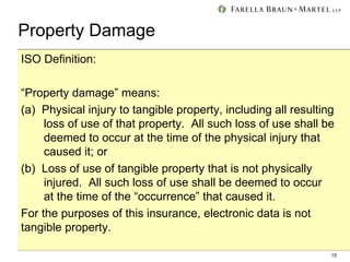 Understanding the CGL Policy In California | PPT