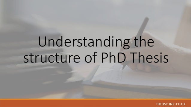 Phd thesis chapter structure