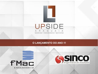 O LANÇAMENTO DO ANO !!!
 