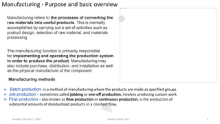 One Off Manufacturing Process PPT-VC.pptx