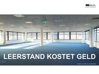 MONTAG, 13. APRIL 2015, BAUMGARTNER
LEERSTAND KOSTET GELD
 