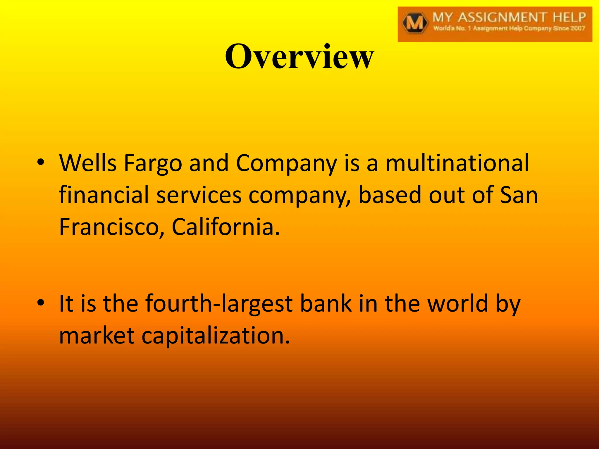 PPT Wells Fargo | PPTX
