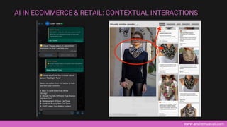 www.andremuscat.com
AI IN ECOMMERCE & RETAIL: CONTEXTUAL INTERACTIONS
 