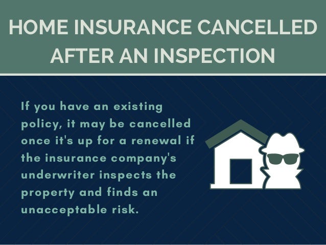Why your homeowners insurance may be cancelled?