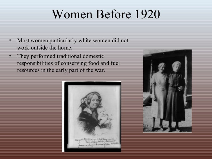 changing womens roles in the 1920s