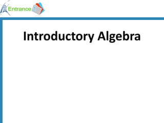 Introductory Algebra 