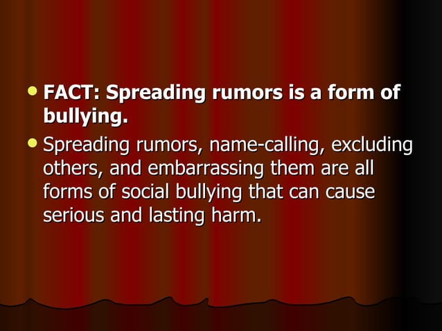 Bullying Powerpoint | PPT