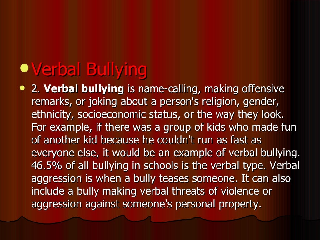 Bullying Powerpoint