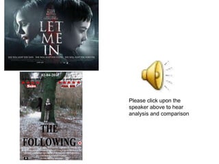 Please click upon the speaker above to hear analysis and comparison 