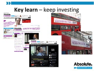 Key learn  – keep investing 