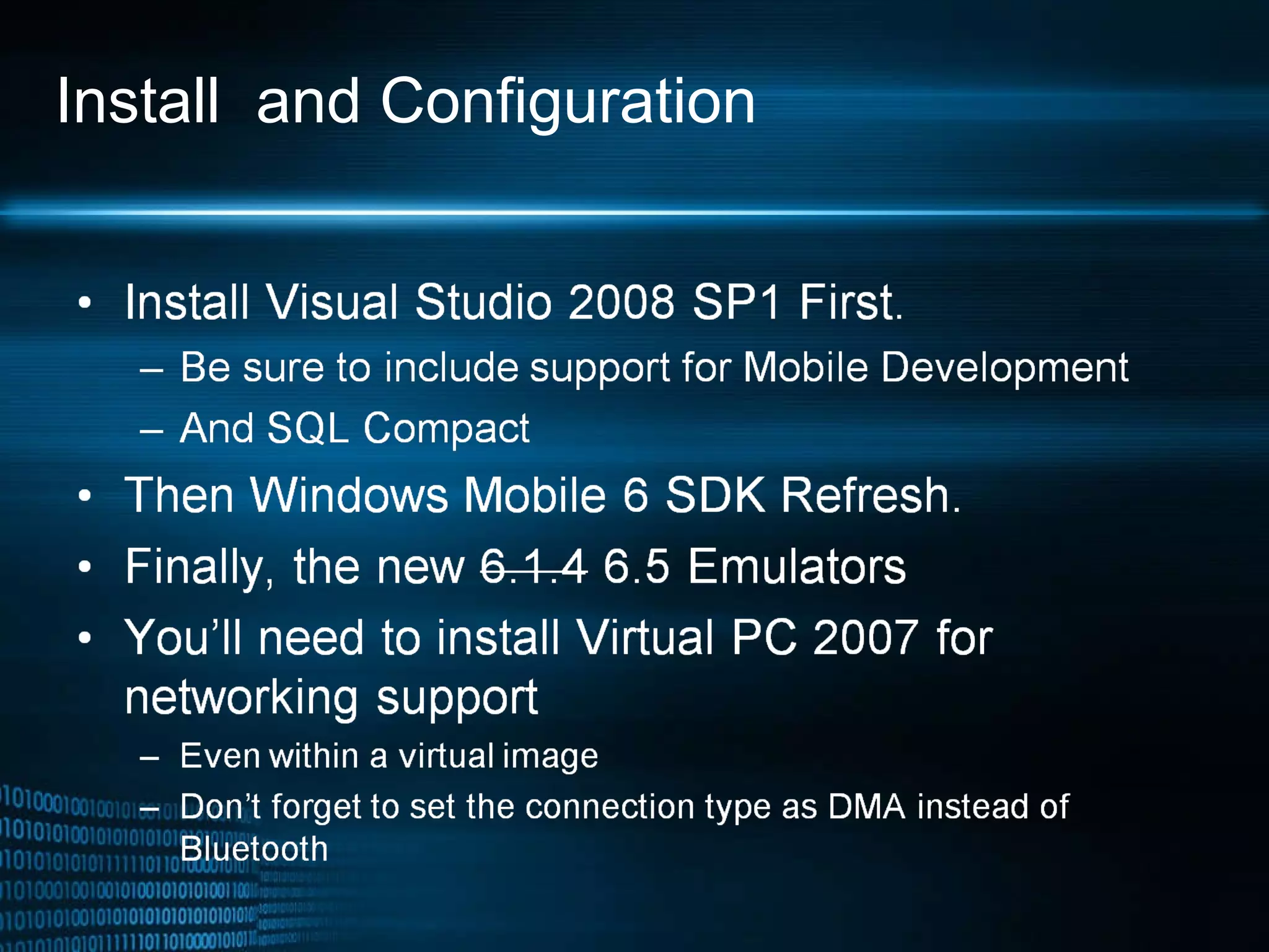 Install  and Configuration 