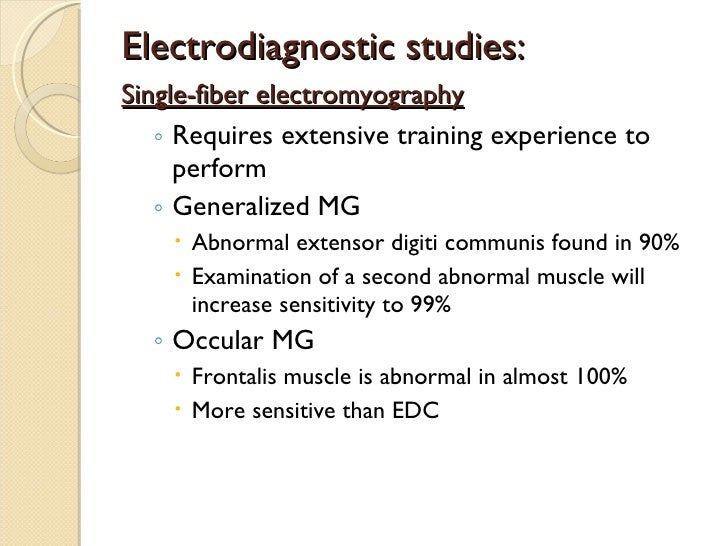 Myasthenia Gravis Management