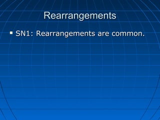 RearrangementsRearrangements
 SN1: Rearrangements are common.SN1: Rearrangements are common.
 
