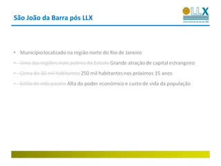 São João da Barra pós LLX
 