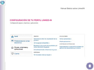 Como confirgurar mi perfil de Linkedin