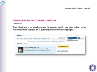 Como confirgurar mi perfil de Linkedin